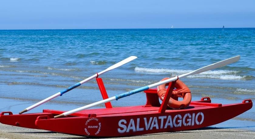 Hotel Adria Mare Rimini Bagian luar foto